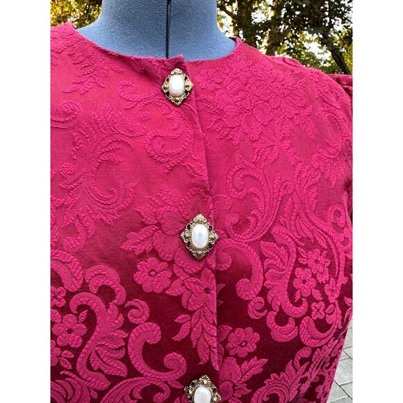 Vintage Jessica McClintock Bridal Wedding Victorian SteamPunk Cosplay Costume - Picture 4 of 11